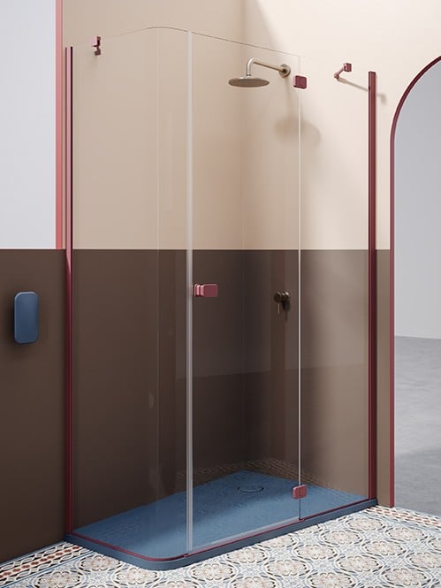 box doccia 120x80 con angoli stondati