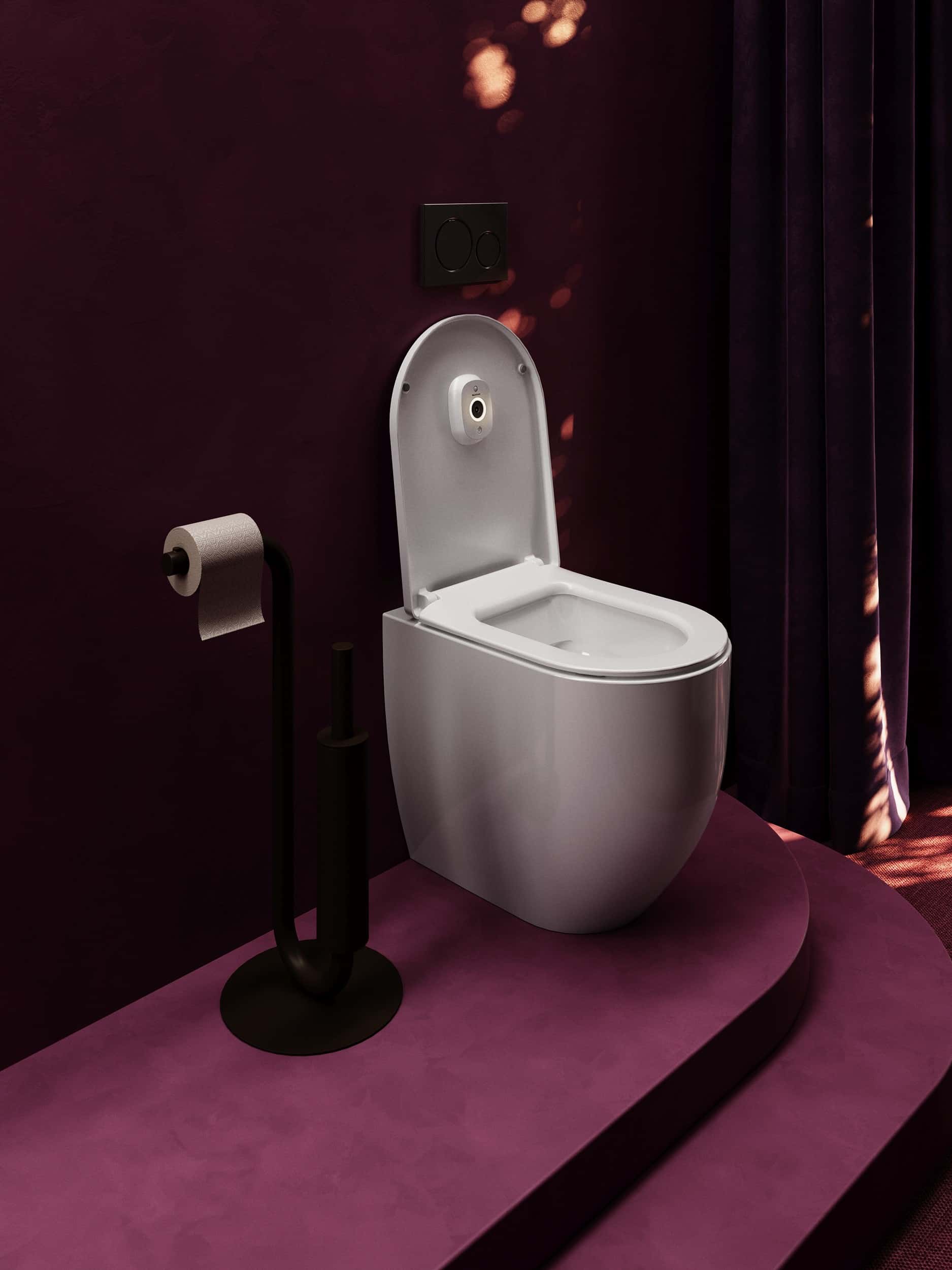 Wc con sistema di sterilizzazione a raggi UV integrato