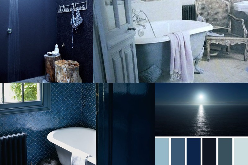 Bathroom Palette Blue Ocean
