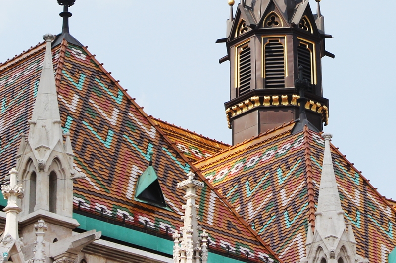 Budapest Matthias Church - Chiesa di Mattia tetto