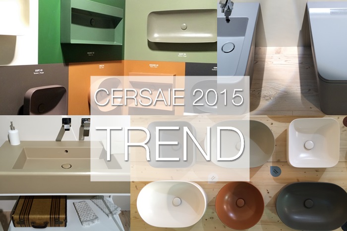 Trend sanitari colorati Cersaie 2015