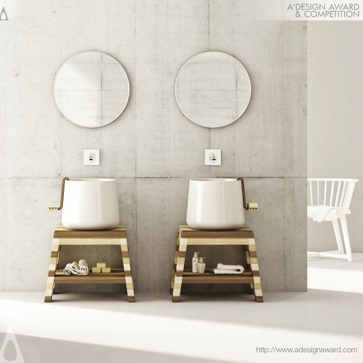 Catino Bathroom collection by Emanuele Pangrazi