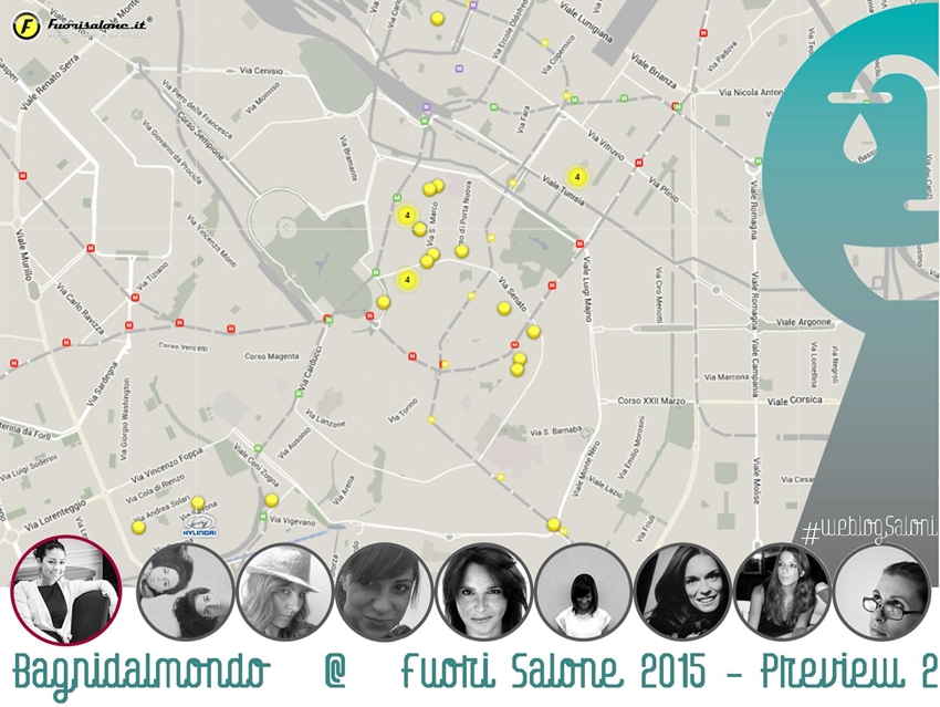 #weblogsaloni Bagnidalmondo al Fuori Salone 2015
