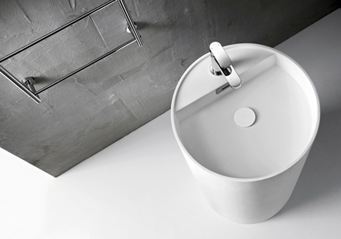 Lavabo di design con troppopieno - Momon di LIneabeta