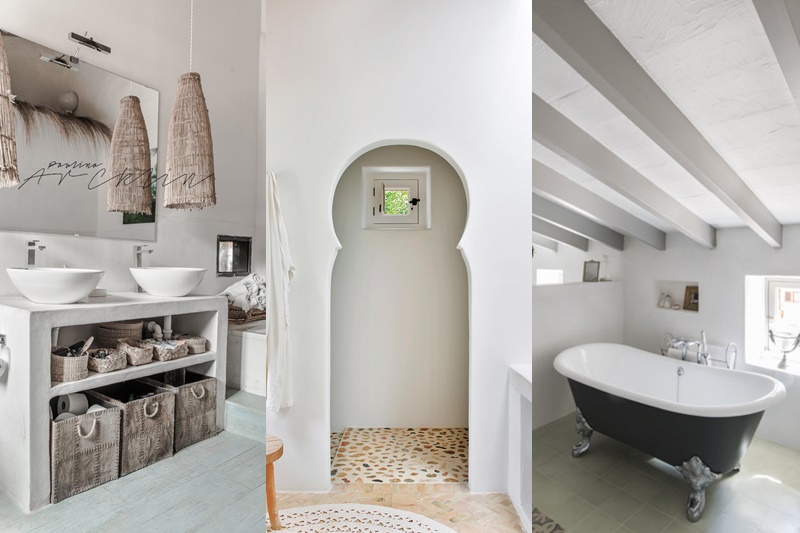 Un bagno in stile mediterraneo