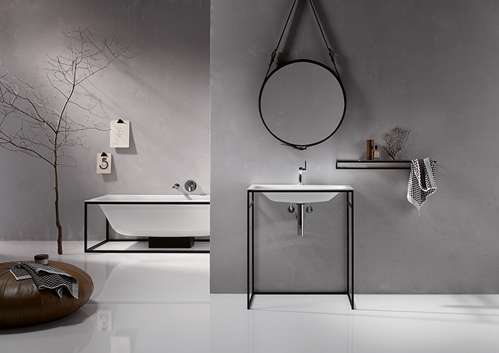 Arredo bagno con telaio a vista: Bettelux