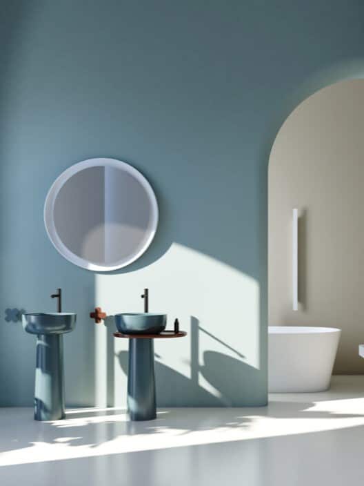 Lavabi in Solid Surface con colore a richiesta Relax Design