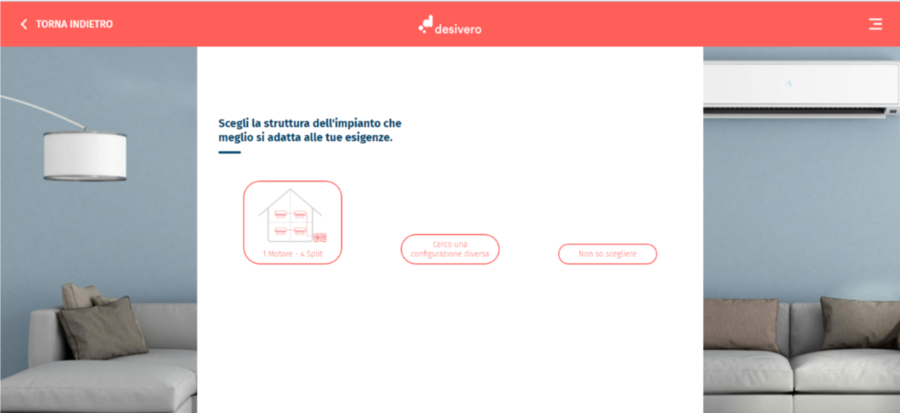 Wizard Desivero: il tool per configurare e comprare condizionatori online