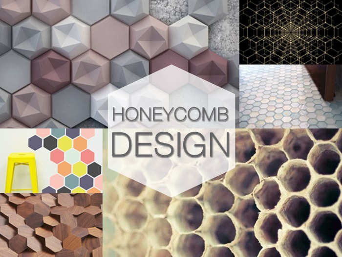 Design a nido d'ape: ispirazioni per gli interni, l'arredo bagno, il graphic design, fashion & food design