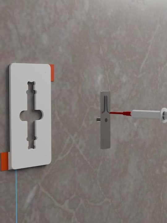 sistema da incollo per box doccia Dukafix