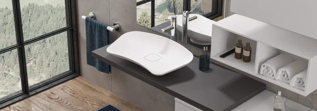 lavabo design per disabili: arredo bagno accessibile