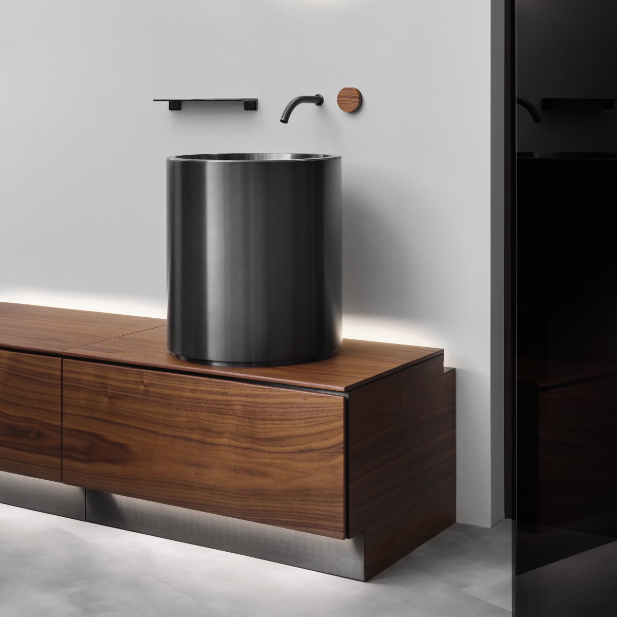 lavabo alto acciaio inox Cea Design