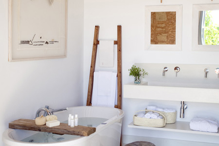 Beautiful bathroom interior from mallorca