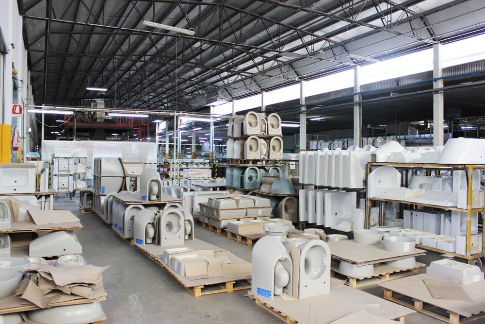 produzione water in ceramica
