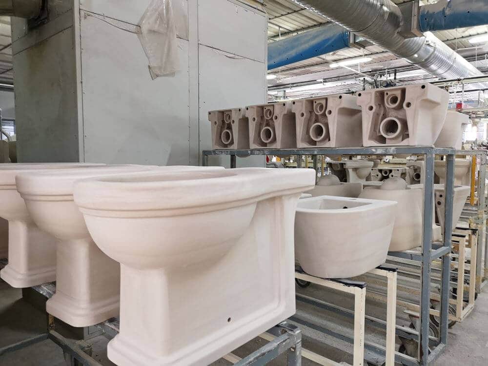 produzione water in ceramica