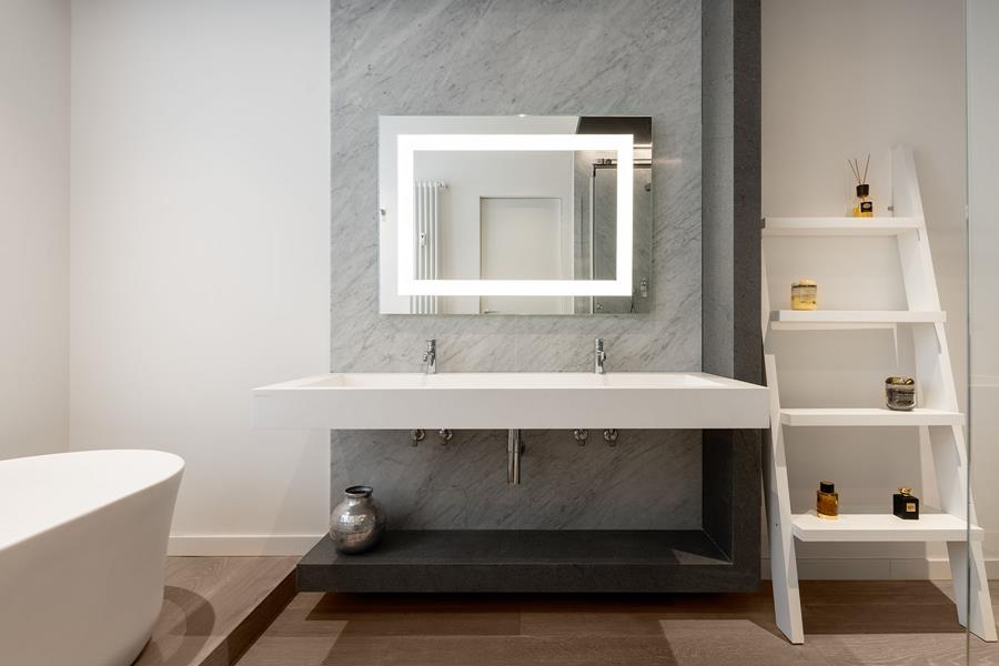 ristrutturare 2 bagni adiacenti - Roma, 2018 arch Patrizia Burato