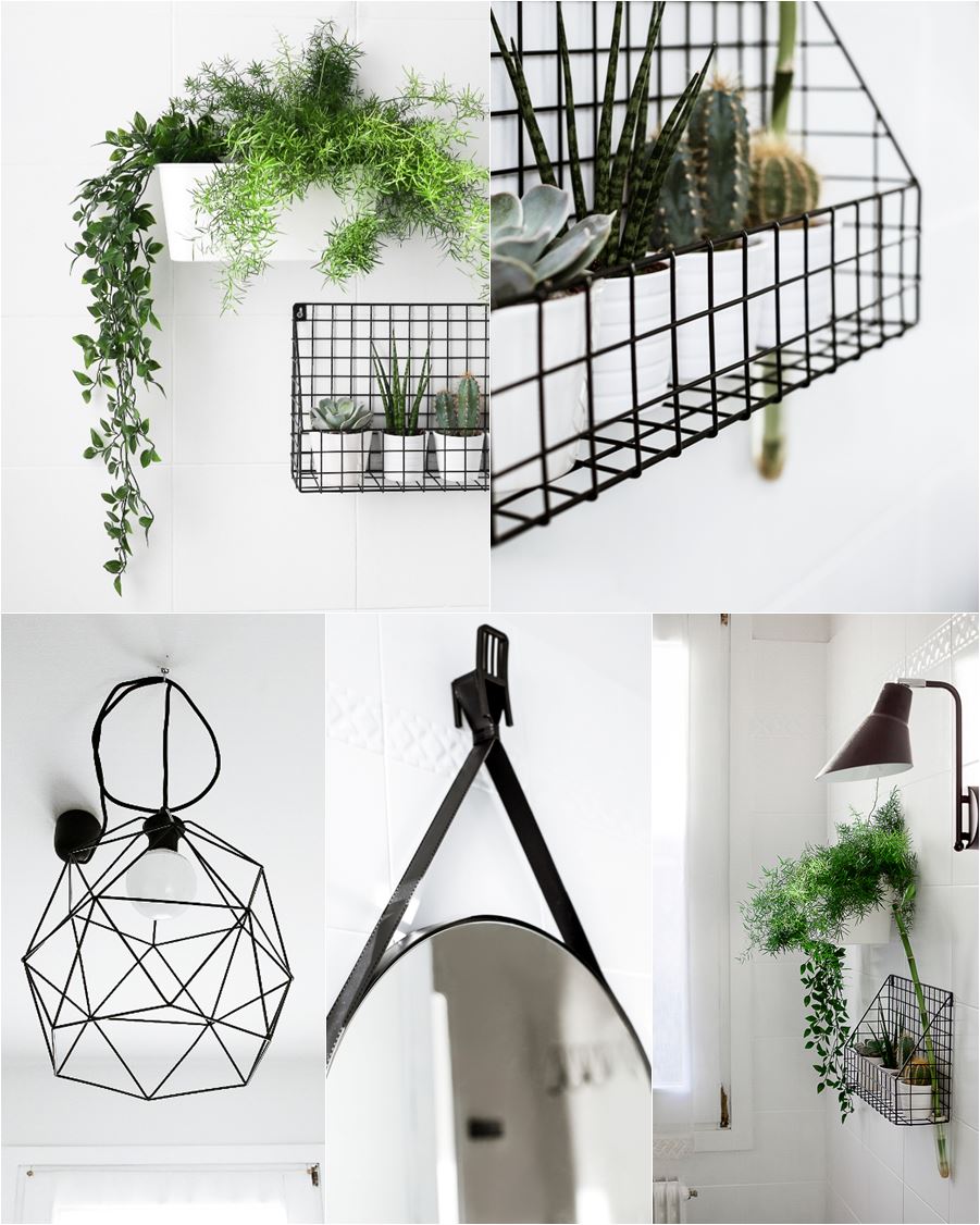 Idee per decorare il bagno moderno in bianco e nero