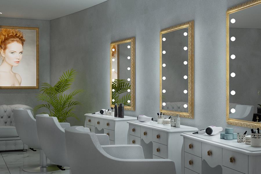 Specchi per bagno con luci integrate: unica by cantoni Specchi con luci per trucco