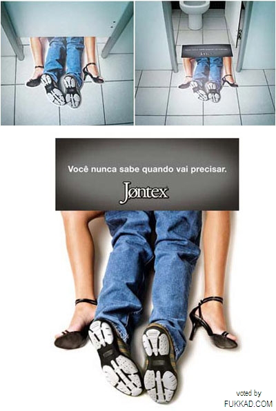 Toilet advertising