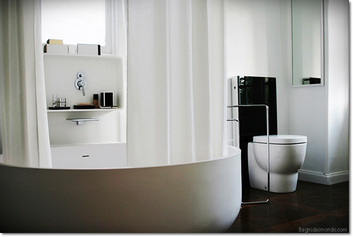 Bathtub and shower curtains